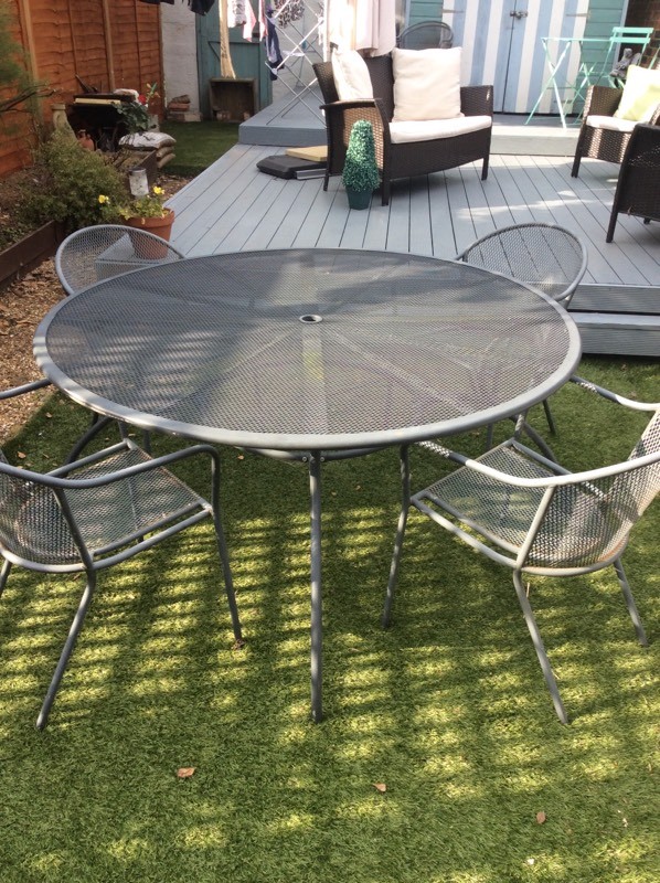 Metal garden furniture set | in Cosham, Hampshire | Gumtree
