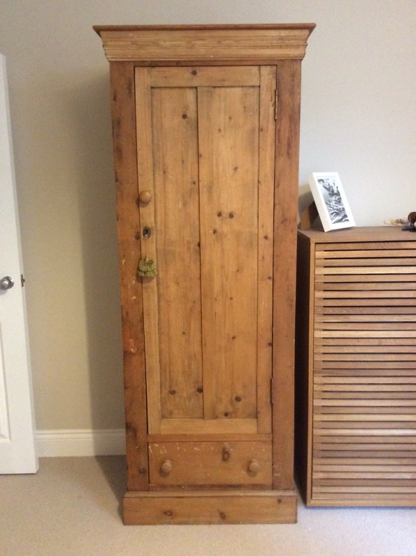 Antique Pine Single Wardrobe In Poole Dorset Gumtree