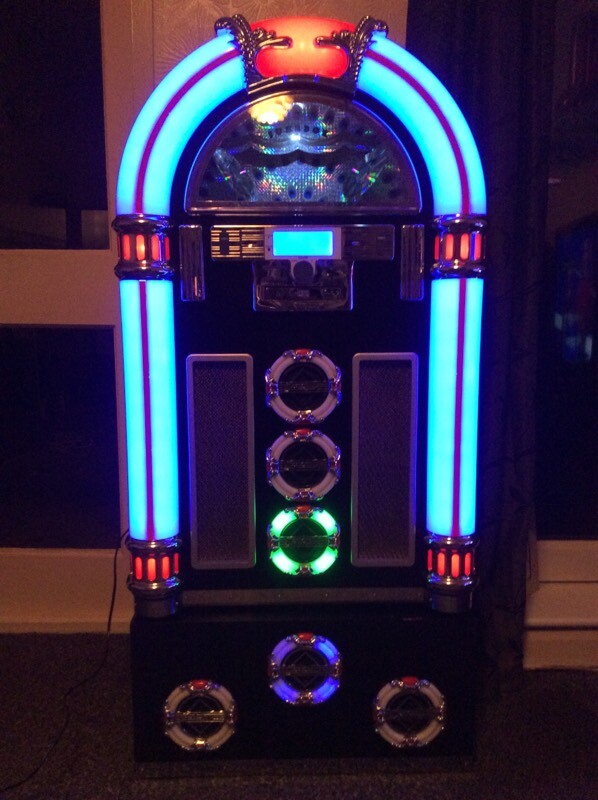 STEEPLETONE CD ROCK ZERO 50 x2 JUKEBOX WITH PLYNTH CD / BLUETOOTH/ SD