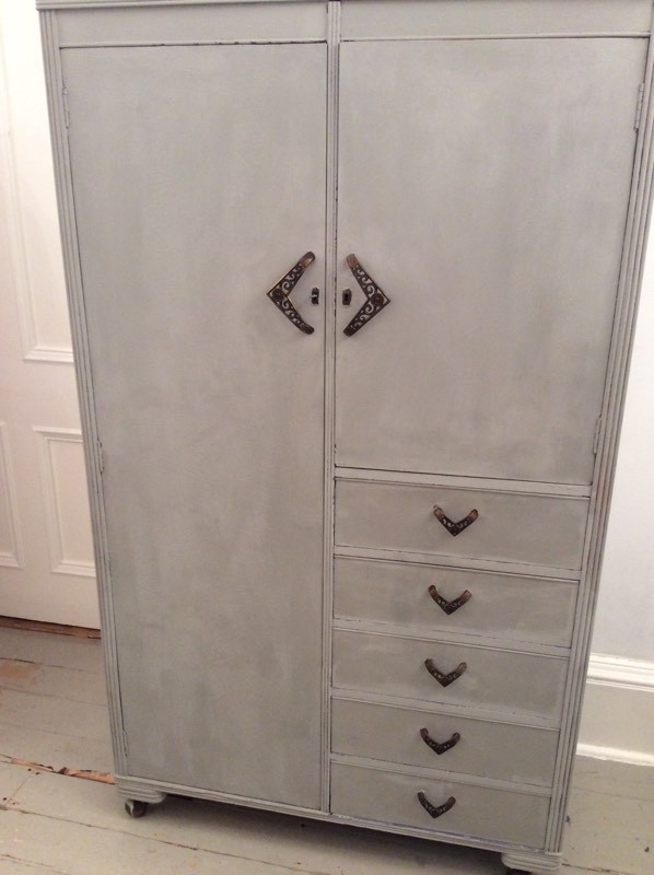 Upcycled vintage wardrobe fantastic storage in Langside, Glasgow