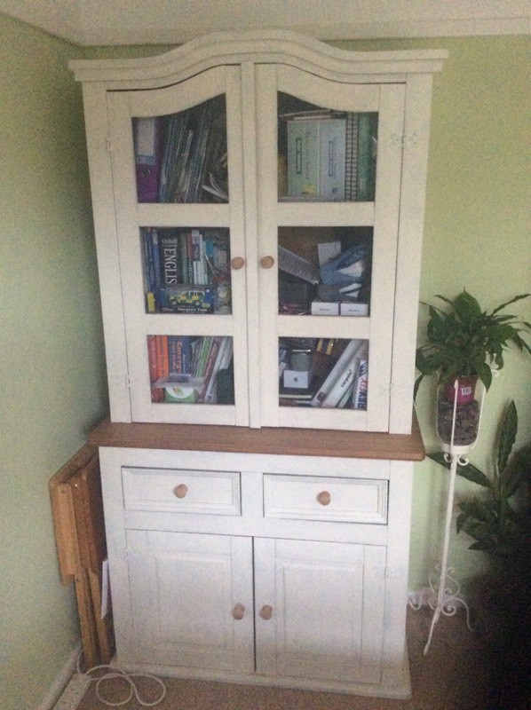 Distressed Cream 2 Piece Pine Dresser In Norwich Norfolk Gumtree
