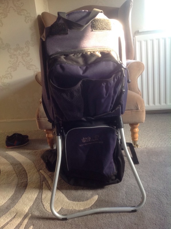 Jack Wolfskin Watchtower Deluxe child carrier backpack. in Dromore