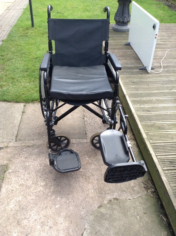 Wheelchair with left leg extension in Kenilworth, Warwickshire Gumtree
