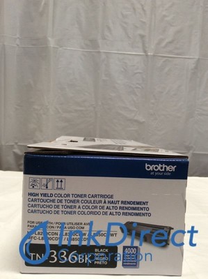 Genuine Brother TN336BK TN-336BK Toner Cartridge Black HL L8250CDN L8350CDWT MFC