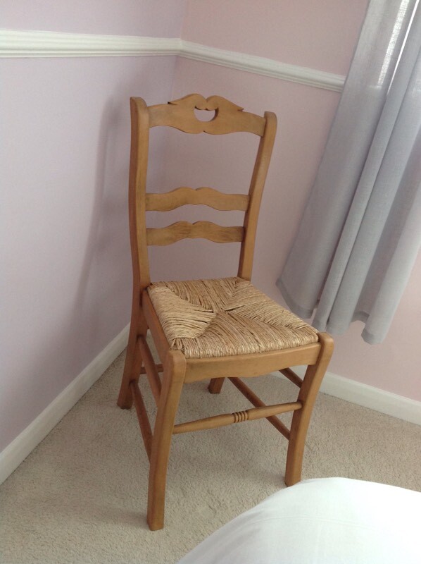 4 Light Oak Chairs, Raffia Seats in Ivybridge, Devon Gumtree