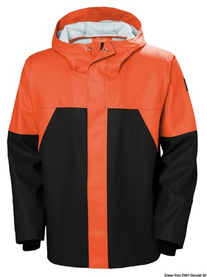 Helly Hansen HH Storm Rain jacket orange/black S