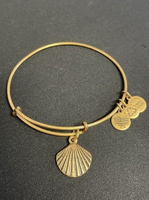 Designer Alex and Ani Seashell Costume Jewelry Bangle Bracelet