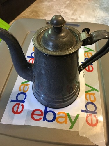 Antique Gray Coffee Pot
