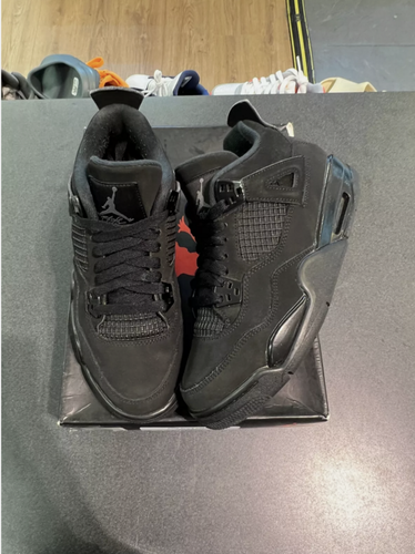 Size 5.5Y - Jordan 4 Retro Black Cat (2020) (GS) 408452-010