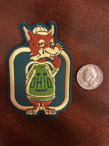 Ohio University Bobcats Vintage Embroidered Iron On Patch 3.5" X 2.5" A+ Grade