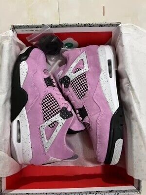 NEW Nike Air Jordan 4 Retro Pink Orchid Women's Shoes AQ9129-501 FREE SHIPPING