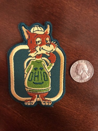 Ohio University Bobcats Vintage Embroidered Iron On Patch 3.5" X 2.5" A+ Grade