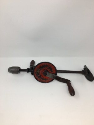 OLD VINTAGE HAND DRILL MOHAWK SHELBURNE 17 MADE IN USA 2 Speed