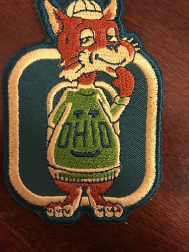 Ohio University Bobcats Vintage Embroidered Iron On Patch 3.5" X 2.5" A+ Grade