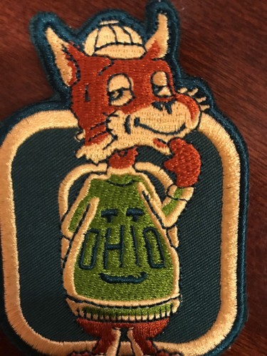 Ohio University Bobcats Vintage Embroidered Iron On Patch 3.5" X 2.5" A+ Grade