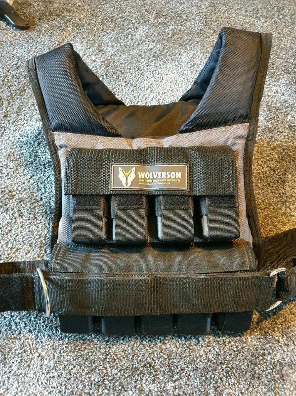 Wolverson fitness 20kg weighted vest plate carrier in Gateshead, Tyne and Wear Gumtree
