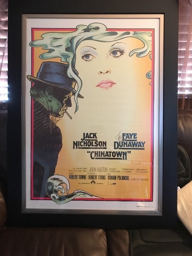 Signed And Framed Chinatown Movie Poster With COA. Rare 213/225