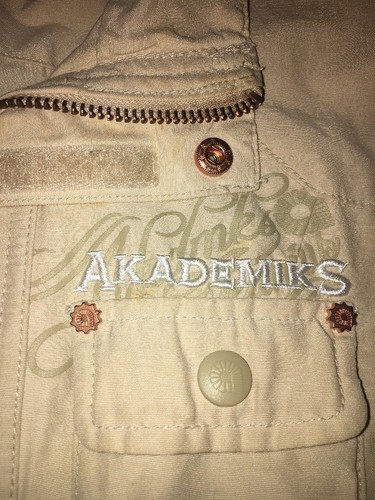 Great Condition Akademik's Khaki Beige Lightly Lined Boy's Jacket Size 4