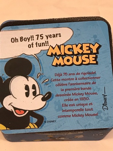 Disney Mickey Mouse Comics 75 Years Of Fun Anniversary Special Edition Watch NEW