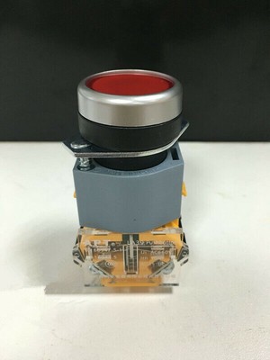 2pc New   APT Red Self-locking Push Button Switch LA39-B2-11T-R 1NO1NC #A6-41