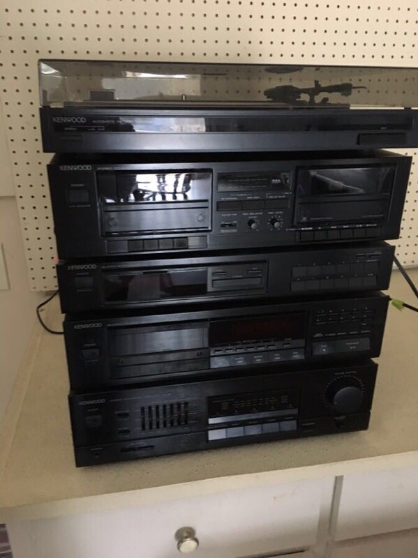Kenwood stereo system. KA-88   DP-M98   KT-58   KX-58W    KD-38R