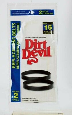Dirt Devil Vacuum Belt Style 15 For Ultra Corded Hand Vacuums ...