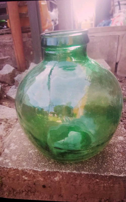 Green glass terrarium ( vintage) in Coalville, Leicestershire Gumtree