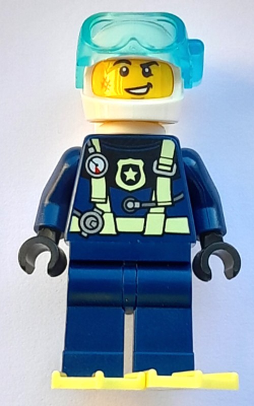 Police - City Officer Dark Blue Diving Suit with (cty1477)