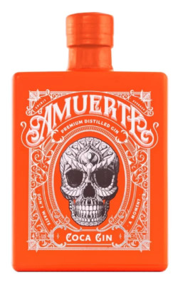Amuerte Coca Leaf Gin Orange Edition - streng limitiert - 43 % Vol. / 0,7 Liter