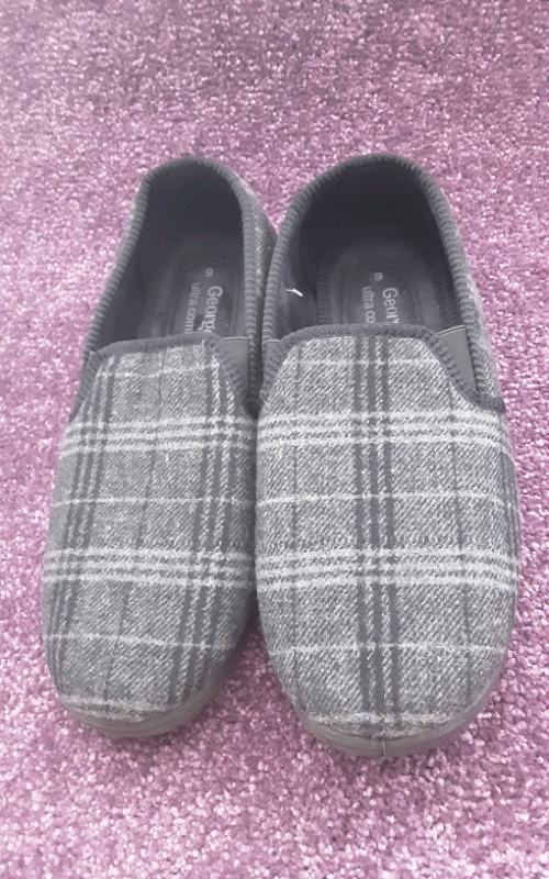 men's velcro slippers asda
