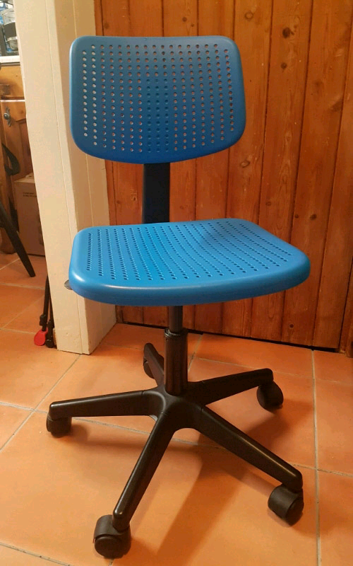 Office chair IKEA adjustable seat BLUE | in Yate, Bristol | Gumtree