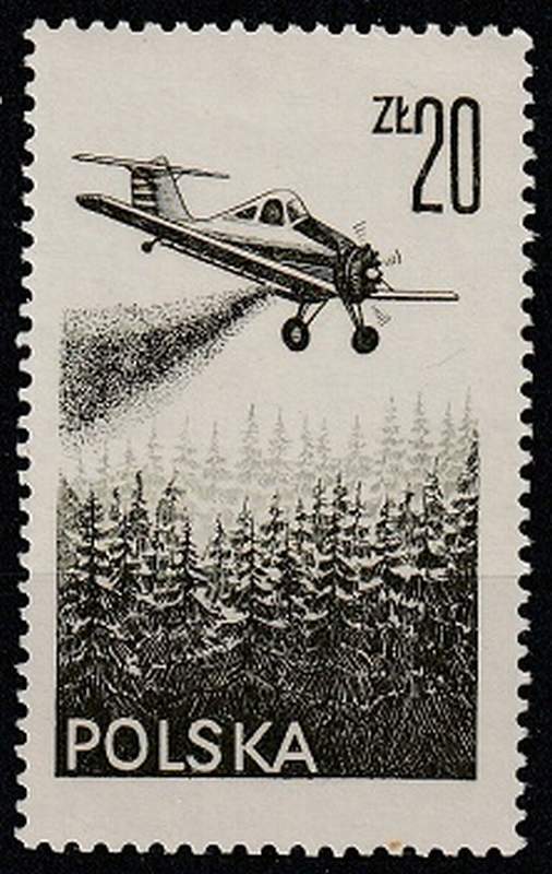 Polen postfris 1977 MNH 2484 - Vliegtuigen / Airplanes