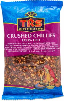 [ 100g ] TRS Extra Scharfe Rote Chilis / GROB GEMAHLENE CHILISCHOTEN Extra Hot