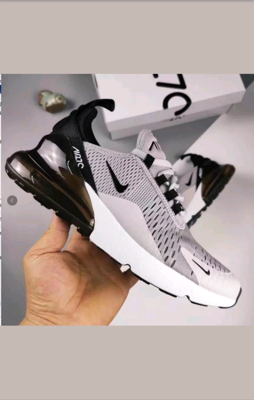 air max 270 grey and gold