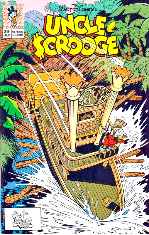 Walt Disney's Uncle Scrooge Dec 1990 Issue 237 Comic Book W.D.