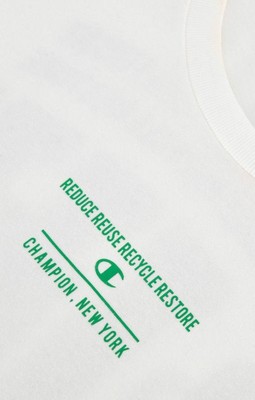 

Футболка с графическим принтом Champion SS Lifestyle Мужская белая спортивная повседневная футболка, Белый, Champion Graphic Print SS Lifestyle T-Shirt