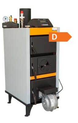 Festbrennstoffkessel 3,9 kW ohne Messpflicht Holzkessel mit Gebläse, Zubehör