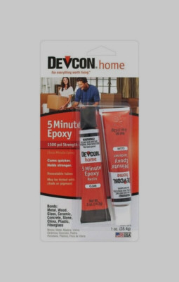 Devcon 5 Minute 2-Part High Strength Epoxy 1 oz GLUE WATERPROOF ADHESIVE