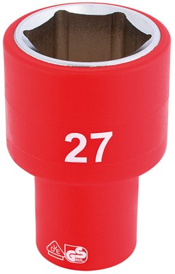 Draper Expert 1/2'' Sq. Dr. Fully Insulated VDE Socket (27mm) 31964