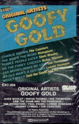 Various Artists - Goofy Gold - Sealed Exact Productions Cassette Tape