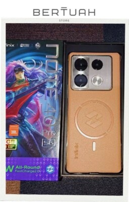 New Unlock INFINIX Note 40 Pro 5G Smartphone 8+8GB RAM 256GB ROM Titan Gold