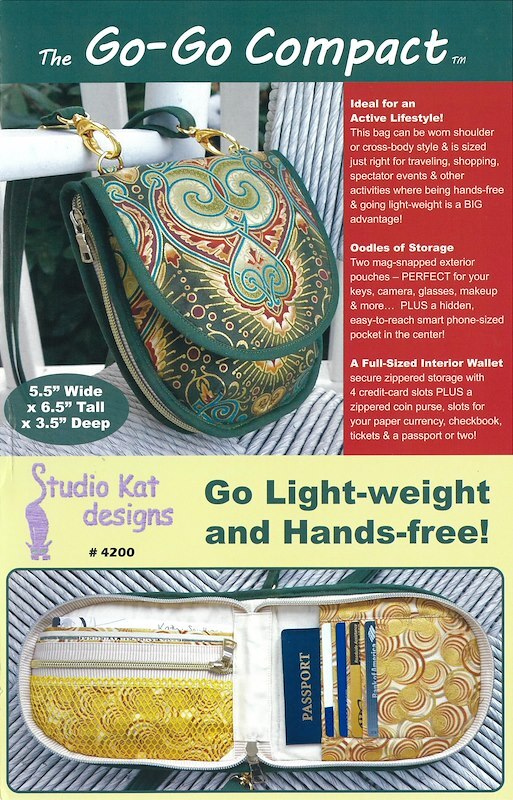 Go Go Compact Bag by Studio Kat Designs