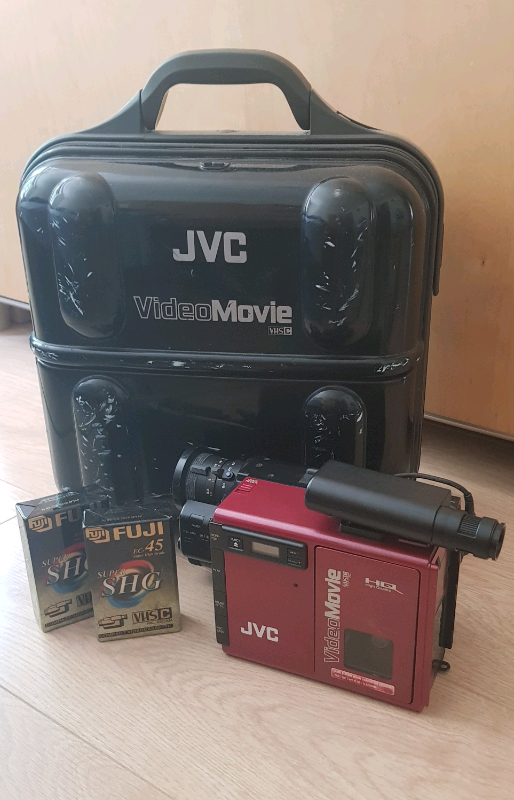 1980s Vintage/Retro JVC Compact VHS Video Movie Tape Camera/Camcorder