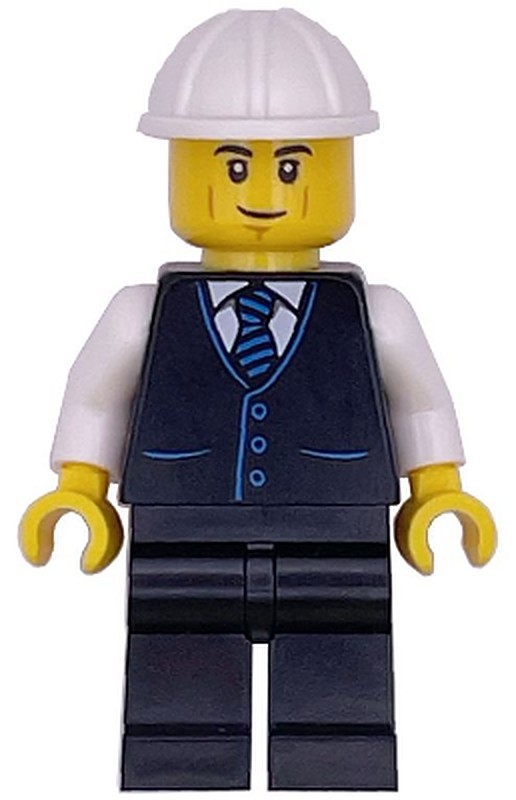 Construction Engineer / Architect - Male, Black Vest…
