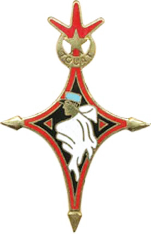 Groupe Saharien Mixte Du Touat, Ã©Mail, Dos Lisse GravÃ©, Drago 1855 (7708)