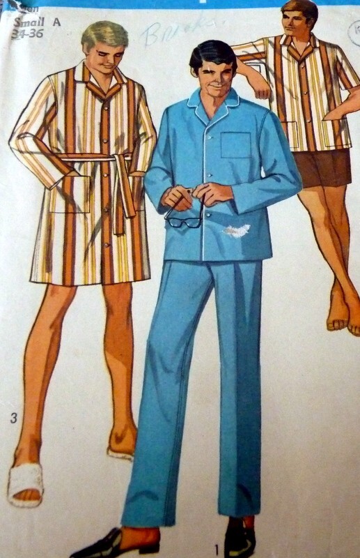 トップス 60s-70s Chelsea pattern pajama shirt NOS Vintage Men's 60's 70's Chelsea 2 Pc Flannel Pajamas Sz