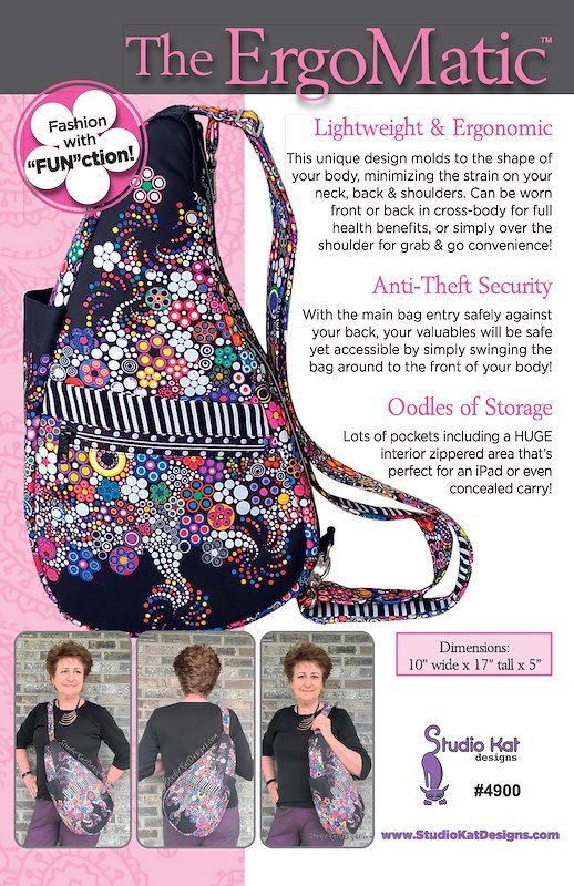 ErgoMatic Bag Pattern by Studio Kat Designs