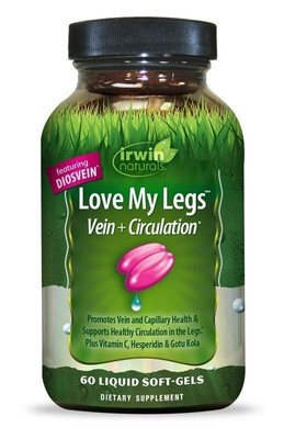 Irwin Naturals Love My Legs, 60 мягких таблеток с жидкостью