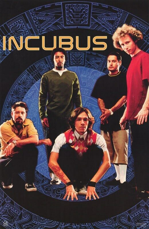 Incubus Poster Blue Band Shot