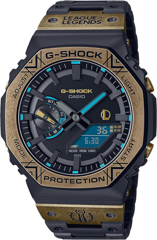 Pre-owned Casio G-shock Gm-b2100ll-1ajr League Of Legends Series Solar Bluetooth Men Watch